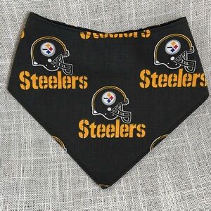 Pittsburgh Steelers Dog Bandana-Size M